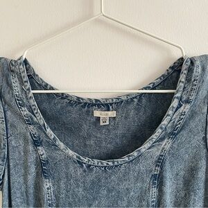 UO ecoté Blue Acid Wash Dress